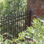 Wrought Iron with stone