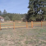 rail fence and gate